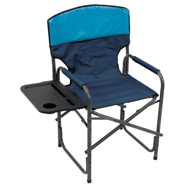 NEW OZTRAIL CLASSIC DIRECTOR'S CHAIR WITH SIDE TABLE PADDED FOLD-AWAY TABLE SEAT 
